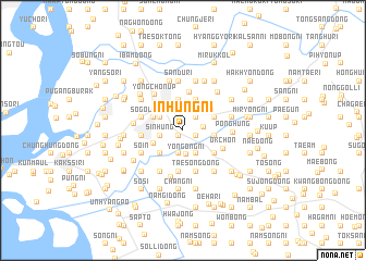 map of Inhŭng-ni