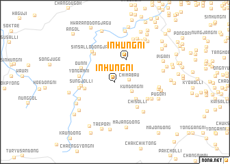 map of Inhŭng-ni