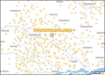 map of Inhŭng-nodongjagu