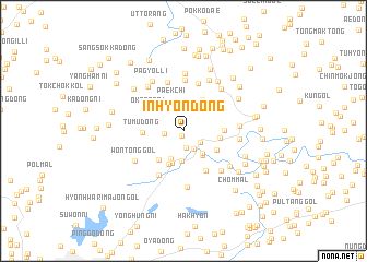 map of Inhyŏn-dong