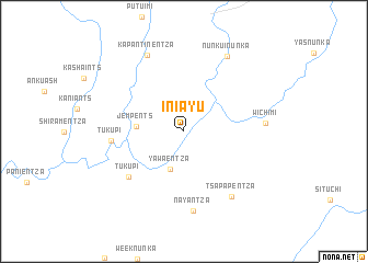 map of Iniayu