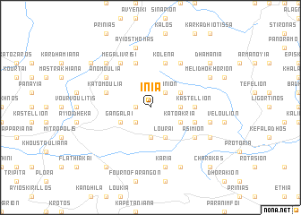 map of Ínia