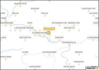 map of Inikón