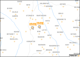 map of Inine