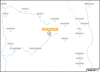 map of Iniounga