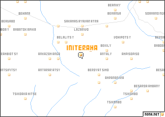 map of Initeraha