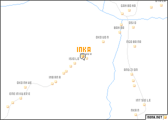 map of Inka