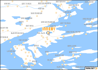 map of Inneby