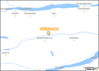 map of Innerwick