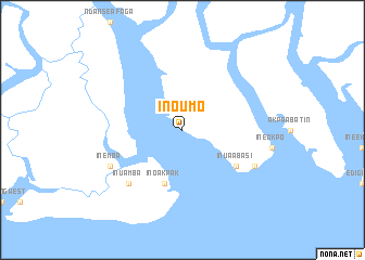 map of Ino Umo