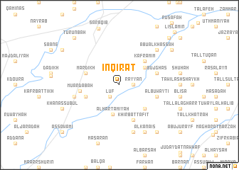 map of Inqirāt