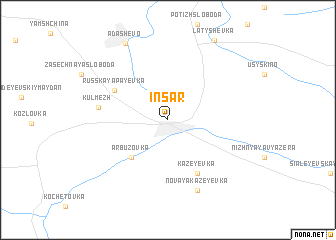 map of Insar