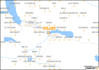 map of Insjön