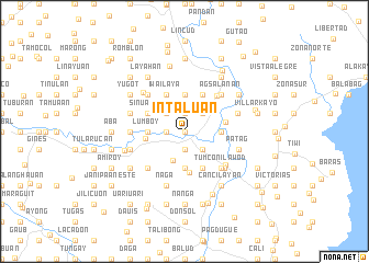 map of Intal-uan
