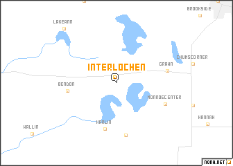 map of Interlochen