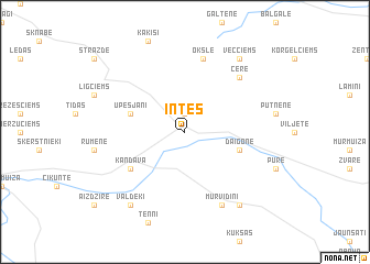 map of Intes