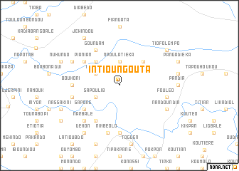 map of Intioungouta