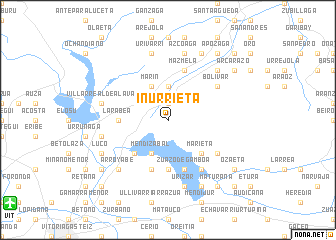 map of Inurrieta