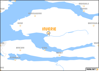 map of Inverie