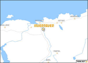 map of Invernaver