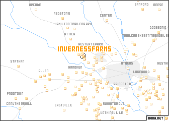 map of Inverness Farms