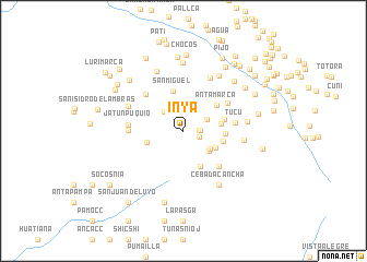 map of Inya