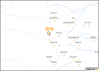 map of Inye