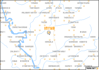 map of Inywa