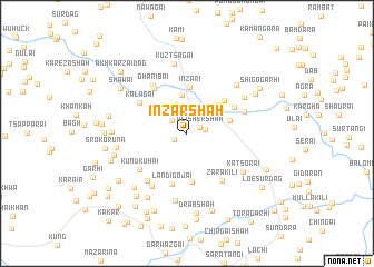 map of Inzar Shāh