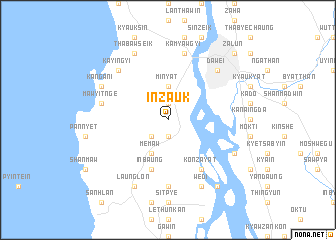 map of Inzauk