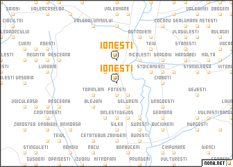 map of Ioneşti