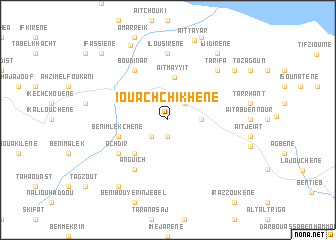 map of Iouachchîkhene