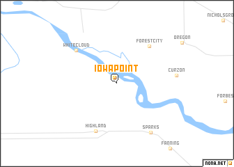 map of Iowa Point