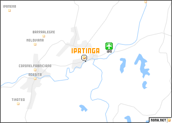 map of Ipatinga