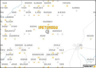map of Ipetumodu