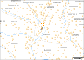 map of Ip\