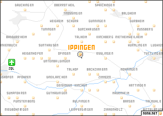 map of Ippingen