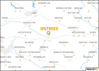 map of Ipstones