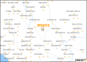 map of Ipswich