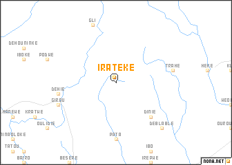 map of Iratéké