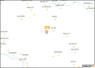 map of Ira