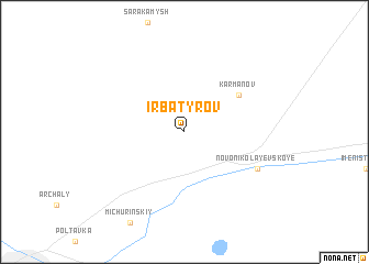 map of Irbatyrov