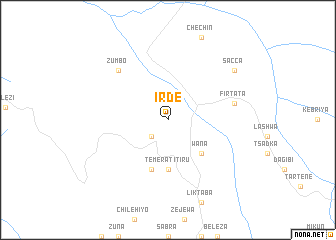 map of Irdē