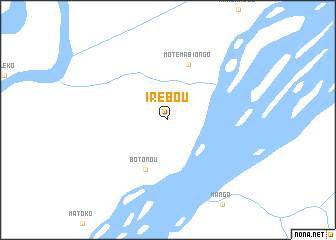 map of Irébou