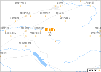 map of Ireby