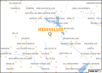 map of Irede de Luna