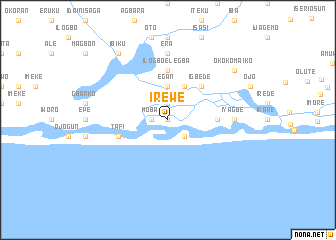 map of Irewe