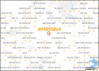 map of Irfersgrün