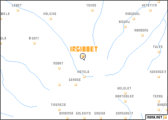 map of Irgib Bēt