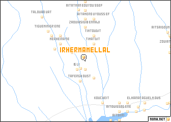 map of Irherm Amellal